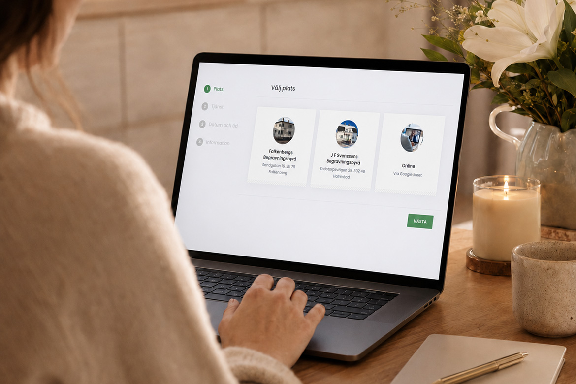 Gbook – Bokningssytem för begravningsbyråer